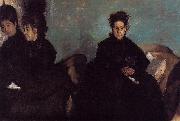 Edgar Degas Duchess di Montajesi with Her Daughters painting